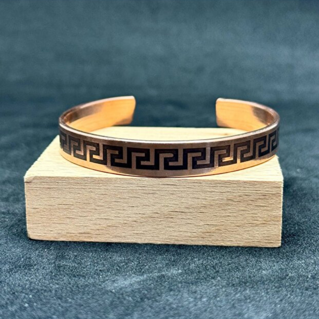 Saf Bakır Bileklik Şans Figürü