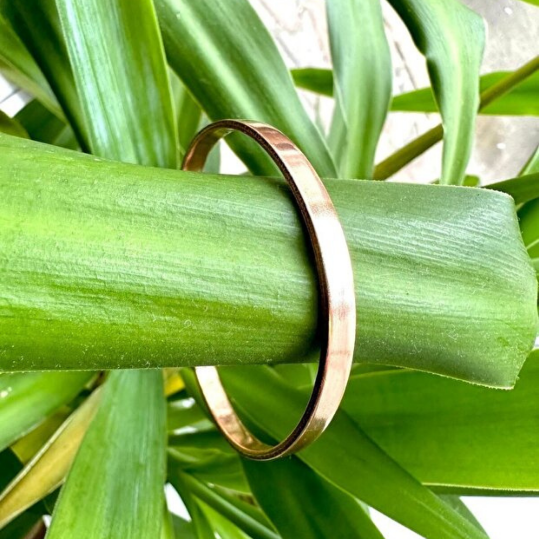 İnce Saf Bakır Bileklik Unisex Model