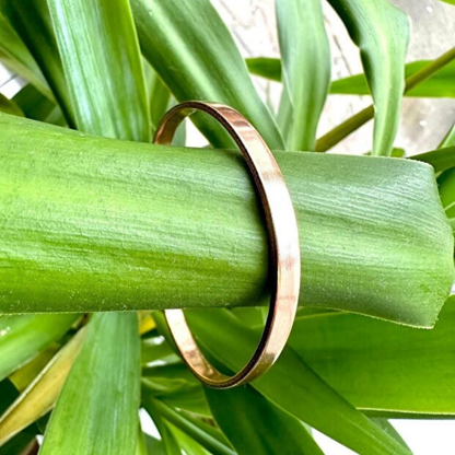 İnce Saf Bakır Bileklik Unisex Model