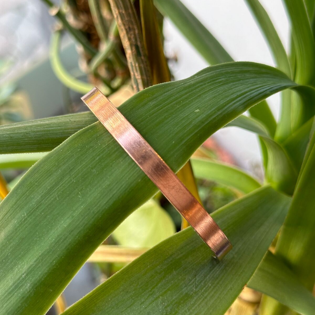 İnce Saf Bakır Bileklik Unisex Model