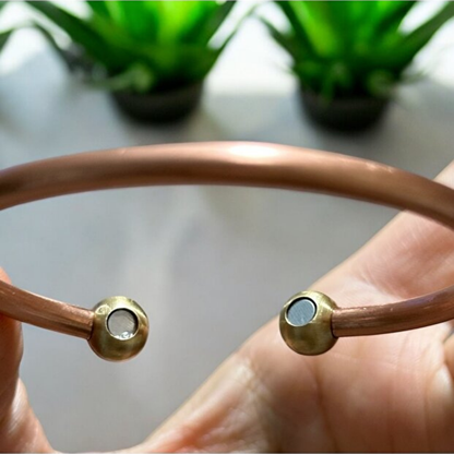 Mıknatıslı Bakır Bileklik Unisex