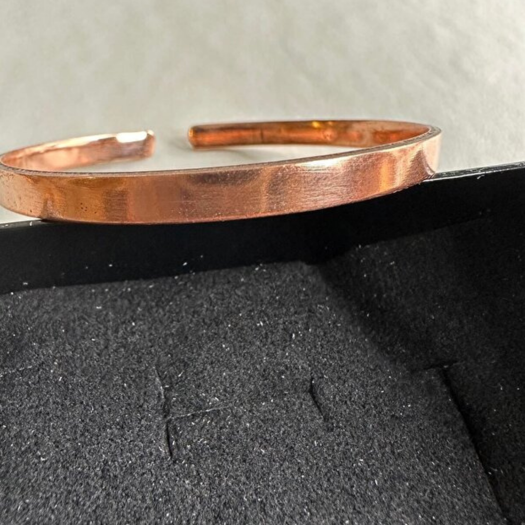 İnce Saf Bakır Bileklik Unisex Model