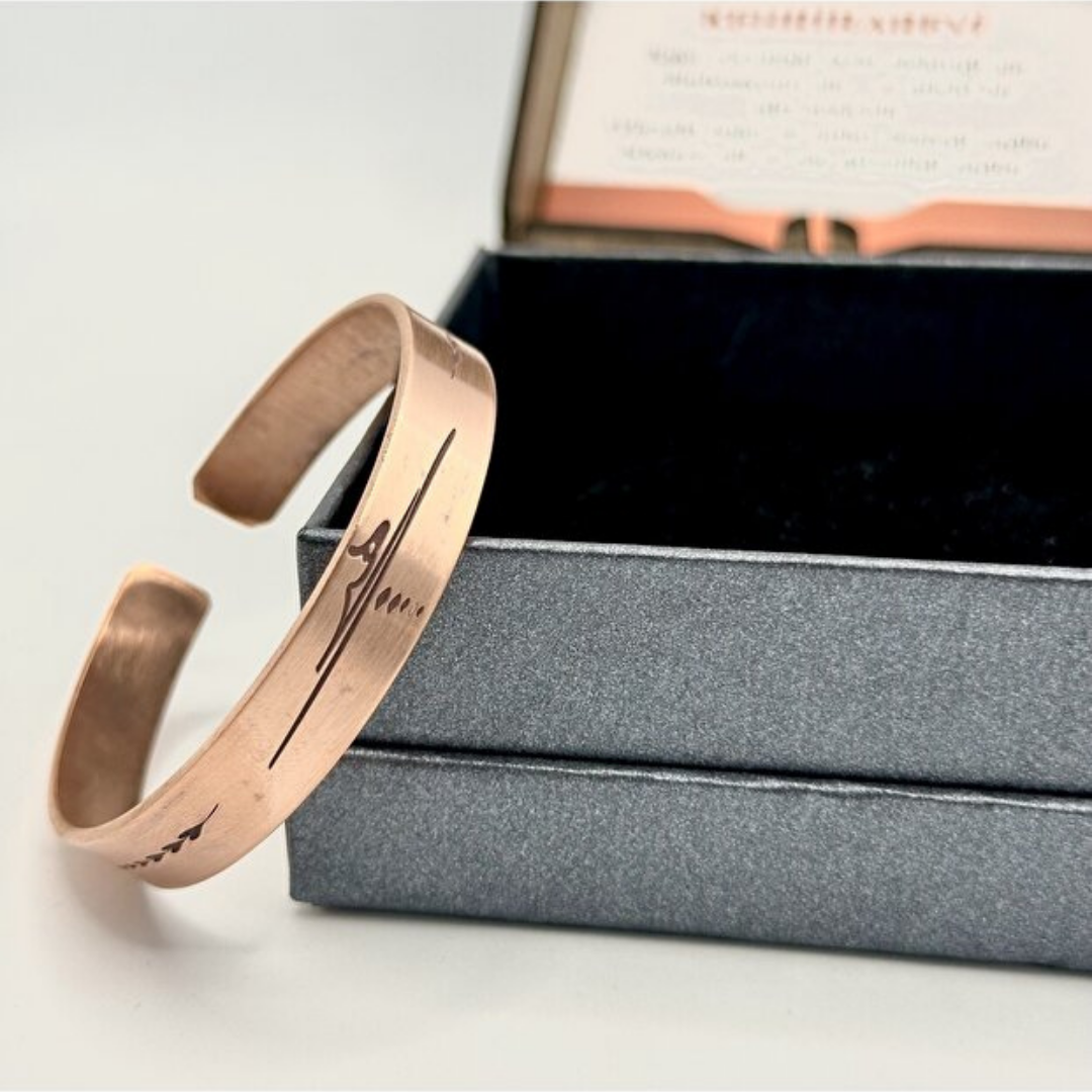 Saf Bakır ‘Hiç’ Sembollü Unisex Bileklik